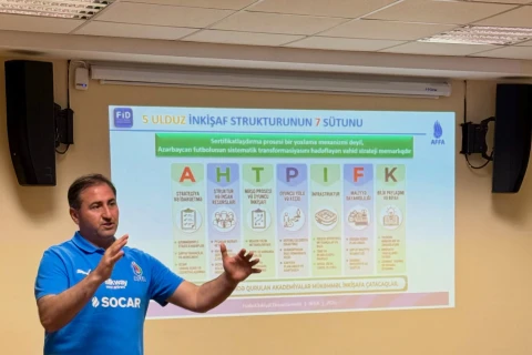 “Sumqayıt” Futbol Akademiyasında AFFA-nın təlimi keçirilib - FOTO