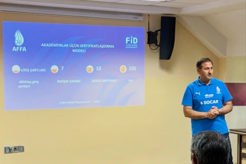 “Sumqayıt” Futbol Akademiyasında AFFA-nın təlimi keçirilib - FOTO