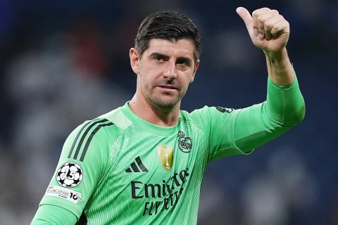 Courtois reveals his dream way to end his career