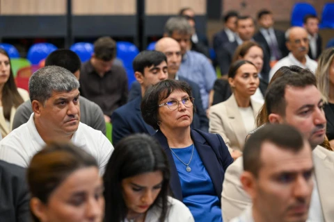 Fərid Qayıbov idman federasiyalarının nümayəndələri ilə 28-ci görüşünü keçirib - FOTO