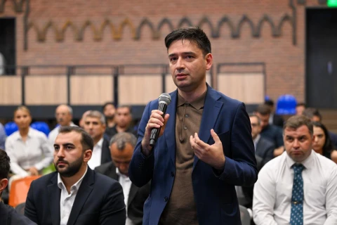 Fərid Qayıbov idman federasiyalarının nümayəndələri ilə 28-ci görüşünü keçirib - FOTO