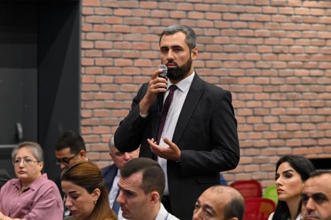 Fərid Qayıbov idman federasiyalarının nümayəndələri ilə 28-ci görüşünü keçirib - FOTO