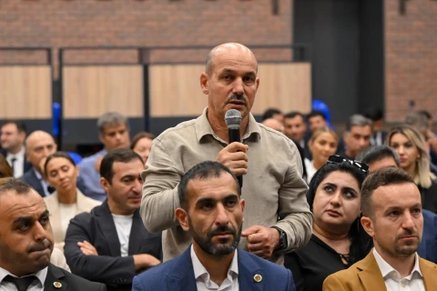 Fərid Qayıbov idman federasiyalarının nümayəndələri ilə 28-ci görüşünü keçirib - FOTO