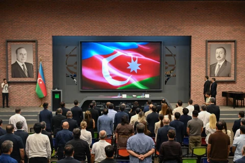 Fərid Qayıbov idman federasiyalarının nümayəndələri ilə 28-ci görüşünü keçirib - FOTO