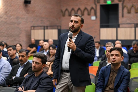 Fərid Qayıbov idman federasiyalarının nümayəndələri ilə 28-ci görüşünü keçirib - FOTO