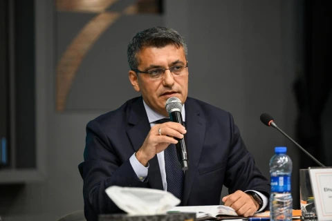 Fərid Qayıbov idman federasiyalarının nümayəndələri ilə 28-ci görüşünü keçirib - FOTO