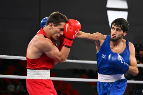 Boksçumuz Avropa çempionatında Ermənistan təmsilçisinə qalib gələrək 1/4 finala vəsiqə qazanıb - FOTO