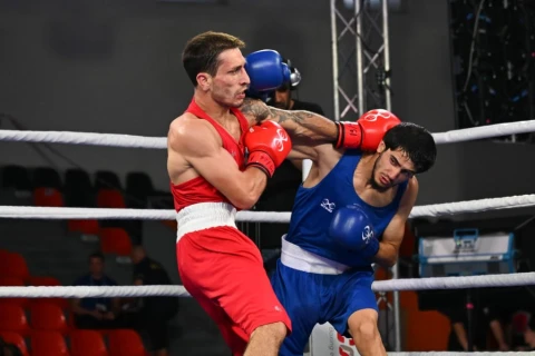 Boksçumuz Avropa çempionatında Ermənistan təmsilçisinə qalib gələrək 1/4 finala vəsiqə qazanıb - FOTO