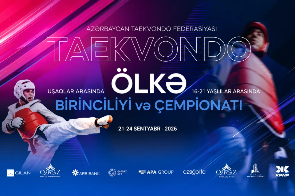 Taekvondo üzrə ölkə birinciliyi və Azərbaycan çempionatı keçiriləcək