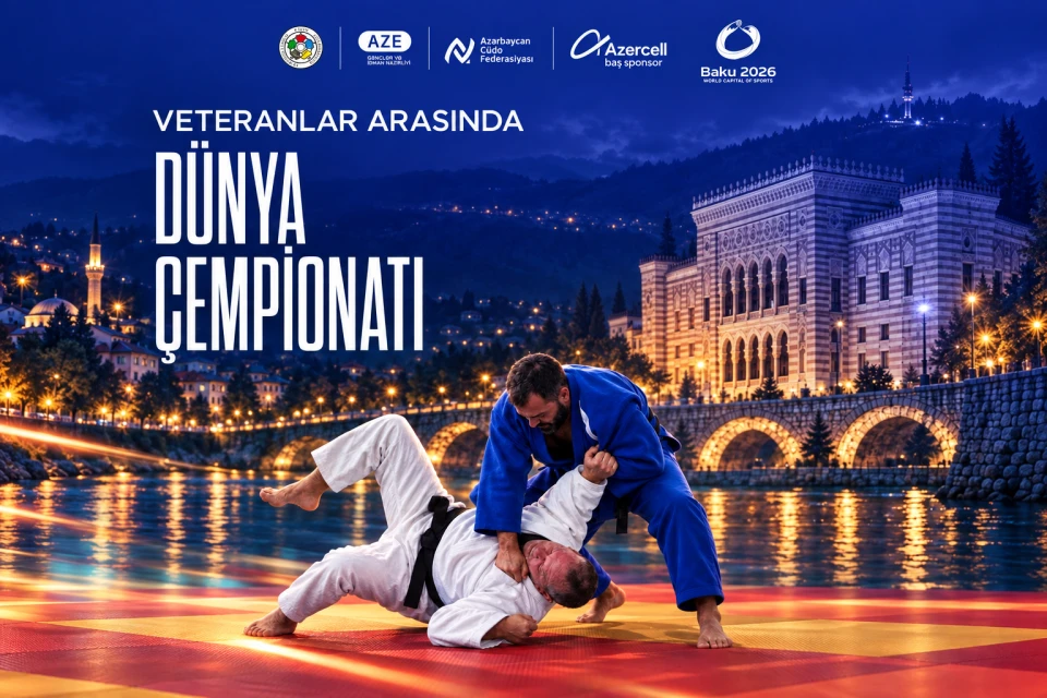Veteranlarımız dünya çempionatında 30 cüdoçu ilə təmsil olunacaq
