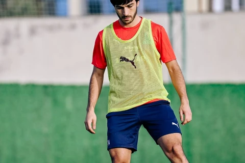Futbol millimiz Bakıda məşqlərini davam etdirir - FOTO