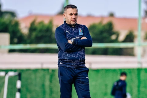 Futbol millimiz Bakıda məşqlərini davam etdirir - FOTO