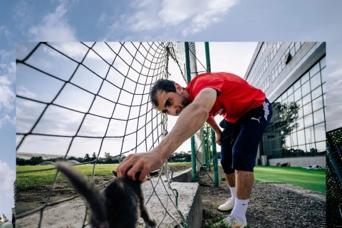 Futbol millimiz Bakıda məşqlərini davam etdirir - FOTO