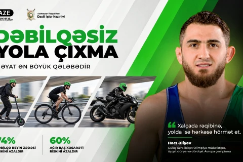 Azərbaycanın tanınmış idmançıları yol təhlükəsizliyi kampaniyasına qoşuldu - FOTO