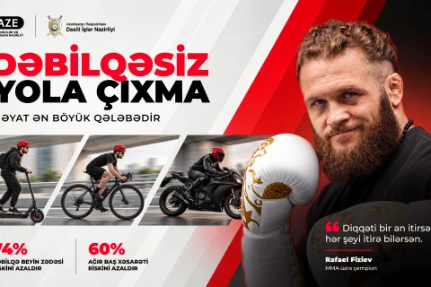 Azərbaycanın tanınmış idmançıları yol təhlükəsizliyi kampaniyasına qoşuldu - FOTO