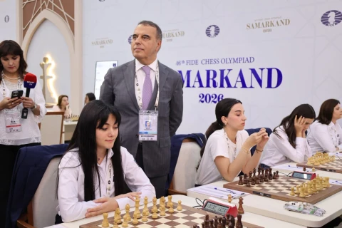 Şahmat Olimpiadası: Kişi millimiz qələbə qazandı, qadınlarımız isə uduzdu