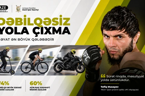 Azərbaycanın tanınmış idmançıları yol təhlükəsizliyi kampaniyasına qoşuldu - FOTO