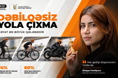 Azərbaycanın tanınmış idmançıları yol təhlükəsizliyi kampaniyasına qoşuldu - FOTO