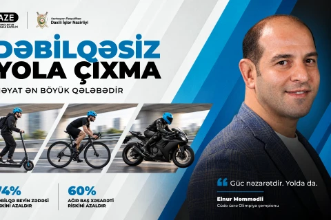 Azərbaycanın tanınmış idmançıları yol təhlükəsizliyi kampaniyasına qoşuldu - FOTO