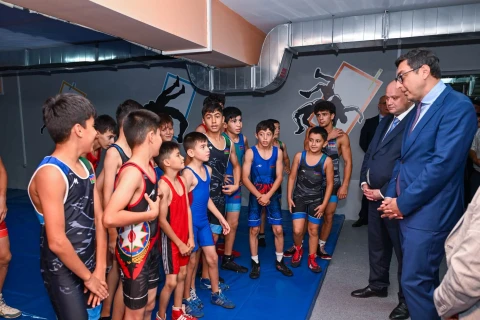 Qaradağda “Puta” idman zalı və minifutbol meydançası açıldı - FOTO