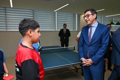 Qaradağda “Puta” idman zalı və minifutbol meydançası açıldı - FOTO