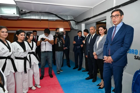 Qaradağda “Puta” idman zalı və minifutbol meydançası açıldı - FOTO
