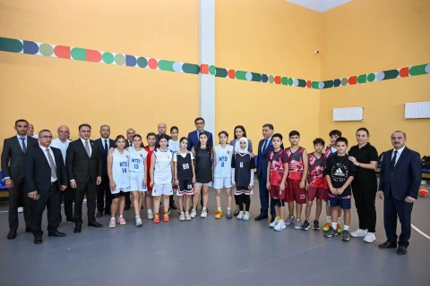 Qaradağda “Puta” idman zalı və minifutbol meydançası açıldı - FOTO
