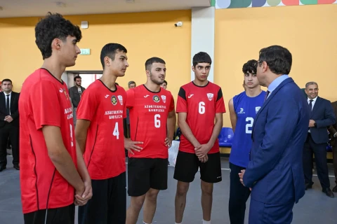 Qaradağda “Puta” idman zalı və minifutbol meydançası açıldı - FOTO