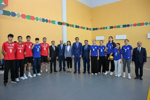 Qaradağda “Puta” idman zalı və minifutbol meydançası açıldı - FOTO