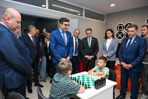 Qaradağda “Puta” idman zalı və minifutbol meydançası açıldı - FOTO