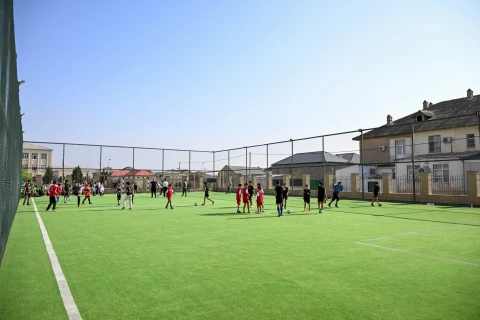 Qaradağda “Puta” idman zalı və minifutbol meydançası açıldı - FOTO