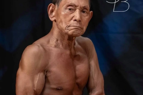 90 yaşlı yapon bodibilder yubileyindən bir gün sonra çempion oldu - FOTO