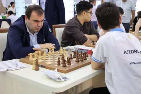 Azərbaycan və Ermənistan şahmatçılarının Səmərqənd Olimpiadasında ikinci qarşılaşması