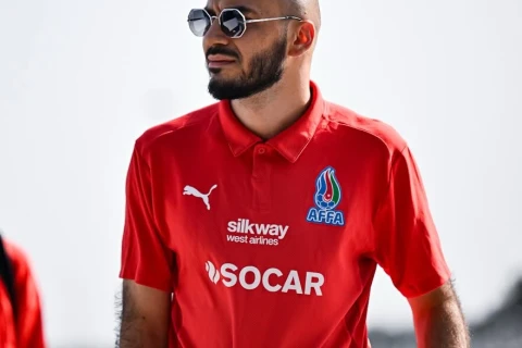 Futbol millimiz Litvaya yola düşüb - FOTO/VİDEO
