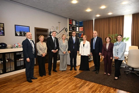 Azərbaycan və Gürcüstanın gənclər və idman əməkdaşlığı müzakirə edildi - FOTO