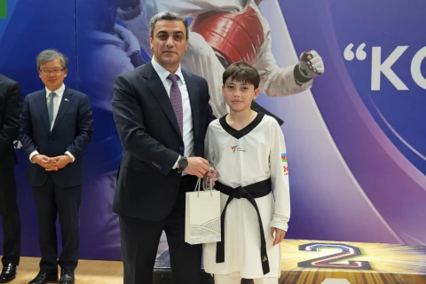 Taekvondo üzrə ənənəvi “Koreya Səfiri Kuboku” keçirilib