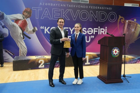 Taekvondo üzrə ənənəvi “Koreya Səfiri Kuboku” keçirilib