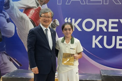 Taekvondo üzrə ənənəvi “Koreya Səfiri Kuboku” keçirilib