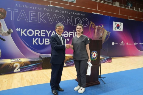 Taekvondo üzrə ənənəvi “Koreya Səfiri Kuboku” keçirilib