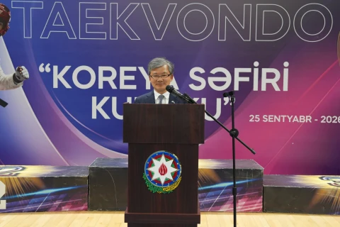 Taekvondo üzrə ənənəvi “Koreya Səfiri Kuboku” keçirilib
