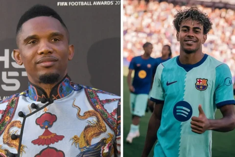 Samuel Eto’o “Qızıl top” yarışında Lamin Yamala dəstək verdi
