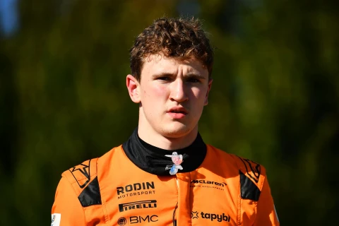 Alex Dunne wins first Formula 2 feature race in Baku