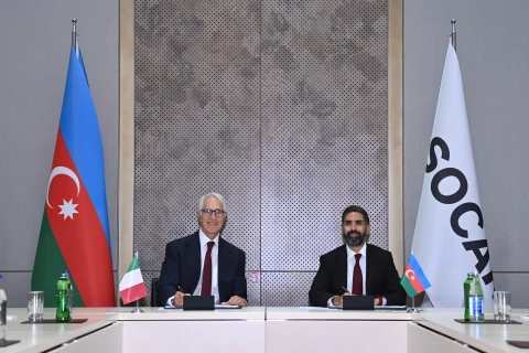 SOCAR İtaliya Futbol Federasiyası ilə Strateji Əməkdaşlığa dair Müqavilə imzalayıb - FOTO