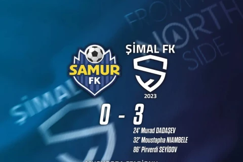 “Şimal” “Samur”u 3:0 hesabı ilə məğlub etdi