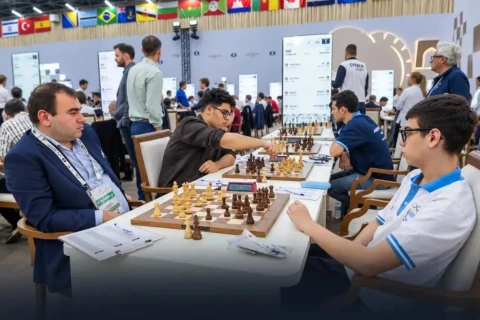 Azərbaycan Şahmat Olimpiadasında ilk onluğa qayıtdı - İDMAN.BİZ SƏMƏRQƏNDDƏN