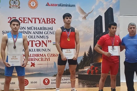 Gəncədə Vətən Müharibəsi şəhidlərinin xatirəsinə açıq birincilik keçirilib - FOTO