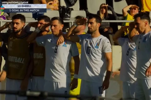 Azərbaycan millisi Litva ilə oyunda hesabı bərabərləşdirdi - CANLI