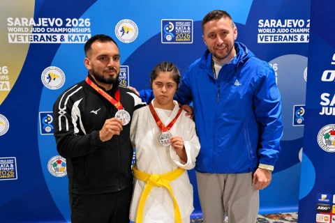 Cüdoçularımız Xüsusi Olimpiya Açıq Turnirində beş medal qazanıblar - FOTO
