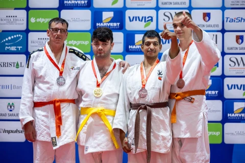 Cüdoçularımız Xüsusi Olimpiya Açıq Turnirində beş medal qazanıblar - FOTO