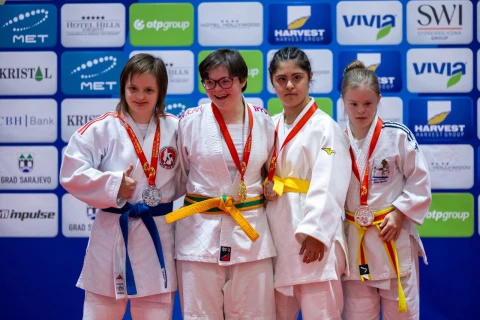 Cüdoçularımız Xüsusi Olimpiya Açıq Turnirində beş medal qazanıblar - FOTO